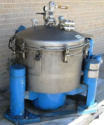 Western States EZ-300 30 x 18 perforate basket centrifuge, 316L SS.