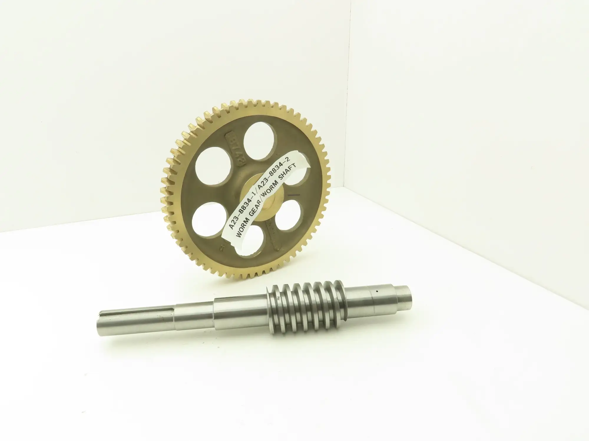 60 Tooth Bronze Worm Gear 10" Dia 1.5" Bore with 1-1/8" Output Shaft Gearbox Kit