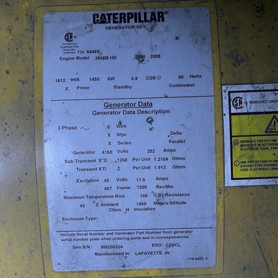 USED CATERPILLAR 3516B HD