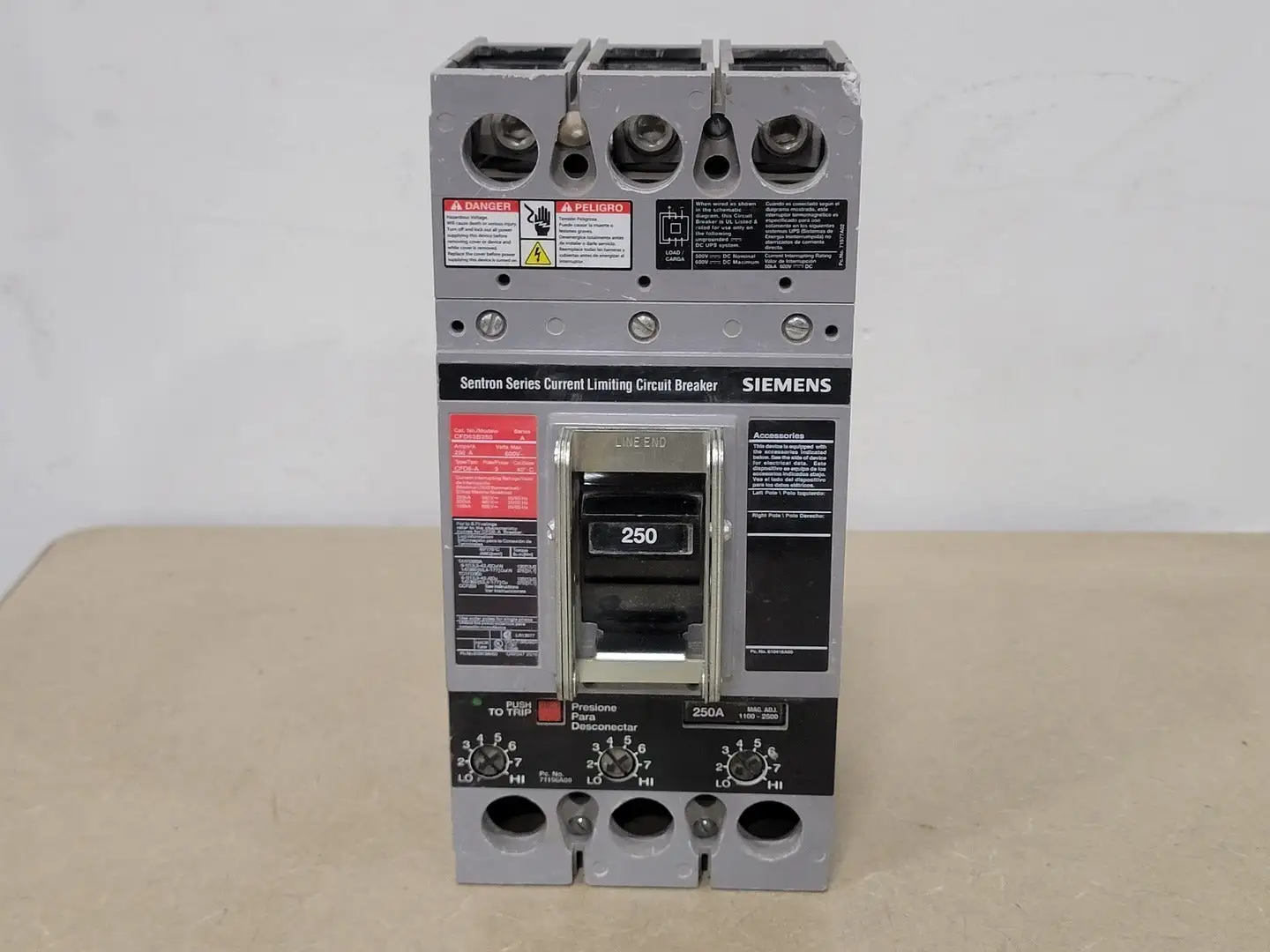 New | in-Stock SIEMENS CFD63B250 Switchgears British Columbia CA | Lenmark #240229