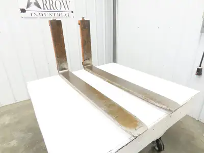 Class 3 Steel Forklift Forks Pair 4-3/4 X 47.5"  20" Carriage TS2364-1500X500