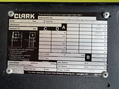 Used 2020 CLARK ESX25 Misc Forklifts Wisconsin US | Forklifttrader.com #1285465