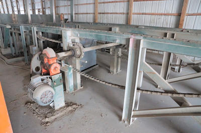 Automated Lumber Handling Tilt Hoist and Material Handling for Planer or Rip Line