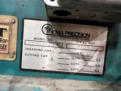 USED IOWA FTS-DCT6016SL