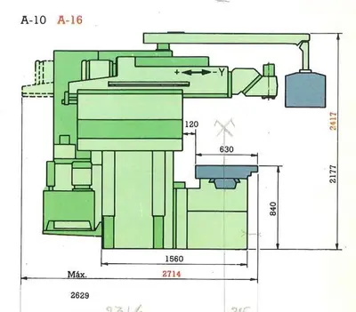 USED CORREA A10 X: 1300 - Y: 630 - Z: 630MM