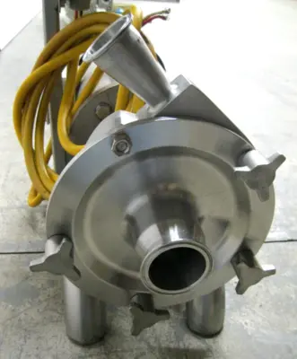 2-1/2" x 2" Fristam FPX732-140 Pump Baldor Super E 5 HP Motor w Disconnect Z54