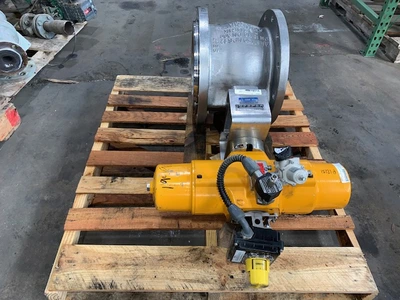 12" -150# Dezurik V-Ball Control Valve , Stainless , Unused!