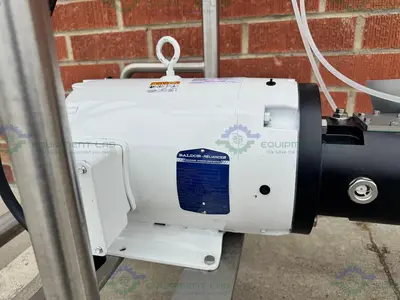 USED AXIFLOW STSC 50-16 STAINLESS STEEL TWIN SCREW PUMP W/ CONTROLLER, HEATING, 5HP