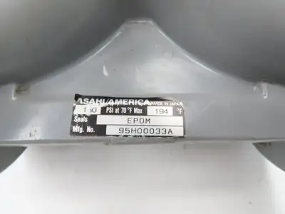 Asahi Diaphragm Pinch Valve 2" Flanged CPVC w/Century Pneumatic Actuator *READ*