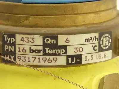 LMI Milton Roy Type 433 Gallon Flow Meter 6m³/h 16bar 1-1/4"NPT