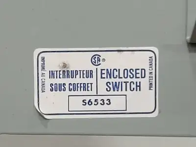Used FEDERAL PIONEER 1336 Switchgears British Columbia CA | Lenmark #240889