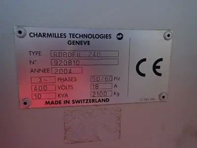 Used 2004 CHARMILLES TECHNOLOGIES ROBOFIL 240 Wire EDM Ohio US | HGR 24 #917403