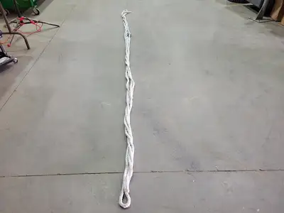 48ft. White Twisted Insulation Rope