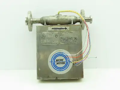 Micro Motion DS025H124SU Mass Flow Sensor Meter Type 22 Factor 28386