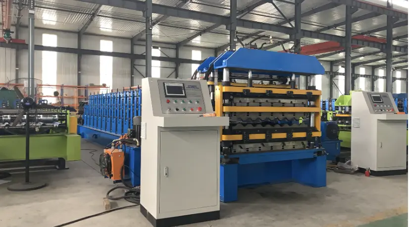 Triple Layer Roofing Sheet Roll Forming Machine in China