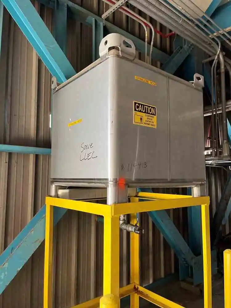 290 gallon stainless steel hopper