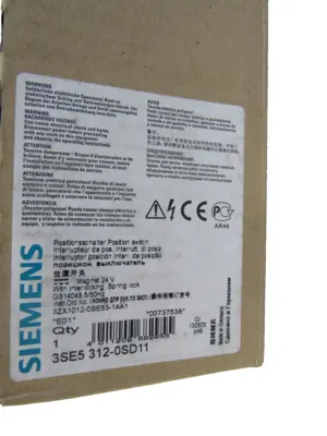 NEW SIEMENS 3SE5312-0SD11 INTERLOCK SWITCH 3SE53120SD11