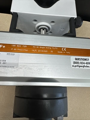 New No Box Georg Fischer 199.240.004 Actuated Valve DN80 3" PA 40 Warranty 🇺🇸