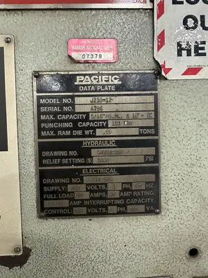 USED PACIFIC J230-12