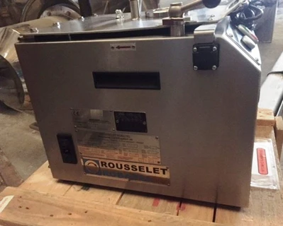 NEW: Rousselet Robatel RA 20 Vx R perforate basket centrifuge, 316L SS.