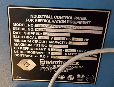 USED 2003 ENVIROTRONICS EH18-2-5-WC