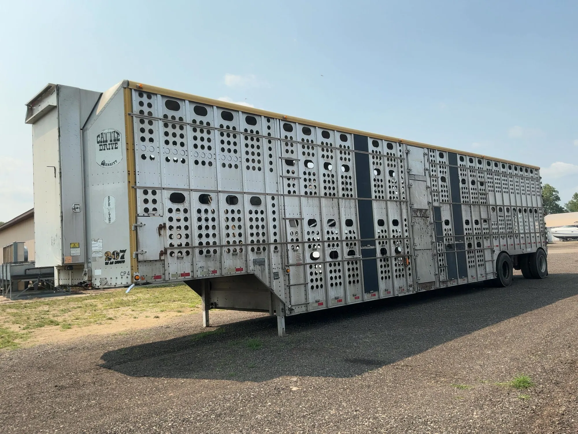 Used 2007 MERRITT 53' ALUMINUM LIVESTOCK Agricultural Trailers Michigan US | Miedema Asset Management Group #1328961
