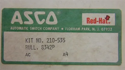 ASCO 210-535 Red Hat Solenoid Valve Rebuild Kit New NIB
