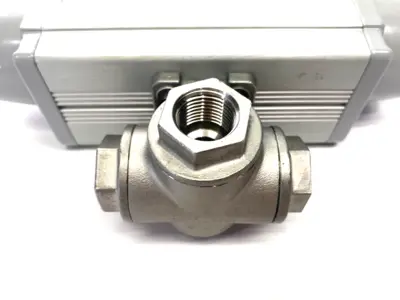 New | in-Stock Festo Quarter Turn Actuator w/ Ball Valve Rotary Actuators Michigan US | Maverick Industrial Sales #1394409