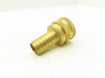 Hansen 8-ST Quick Disconnect Coupling ST Series 1" Hose 1" Body NBR Seal Brass