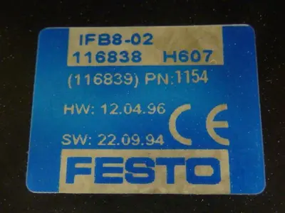 USED FESTO IFB8-02