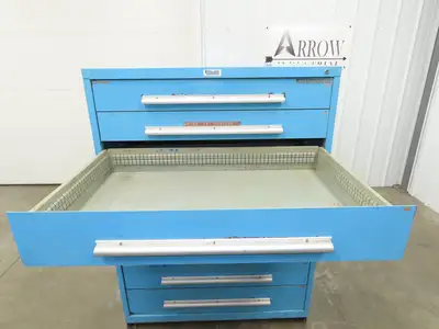 Nu-Era Tool Storage Cabinet Modular 8 Drawer 45x28x61" Stanley Lista Vidmar Read