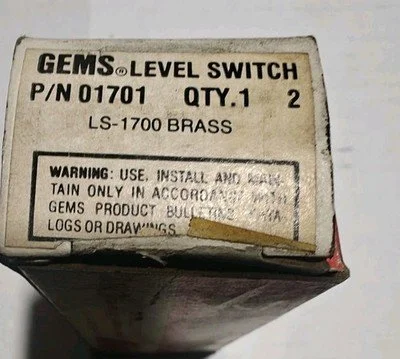 GEMS Level Switch 01701 / 01701