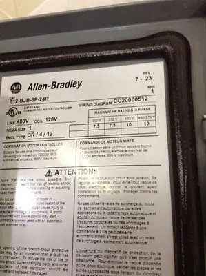 USED ALLEN BRADLEY 512-BJB-6P-24R SER 1