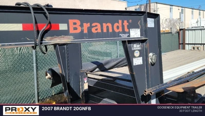 Used 2007 BRANDT 20GNFB Flatbed Trailers Colorado US | Proxy Equipment #1377831