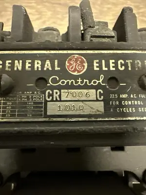 Used GE CR7006C101Q Starters | Surplus Asset Holdings #1205086