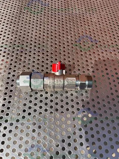 NEW CHEMGLASS CG-1969-M-26 M30 STAINLESS STEEL BALL VALVE MALE TO FEMALE 3/4"