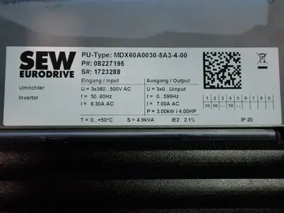 USED SEW EURODRIVE MDX61B00305A3400