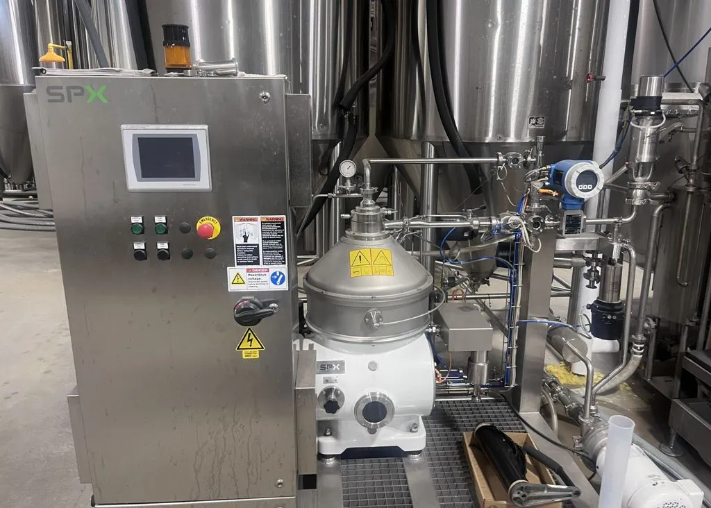 SPX Seital SE 161 HBIV-Q3P2 hermetic beer clarifier skid, 304SS.