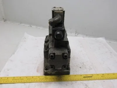 Racine Bosch FD4BSHSW06 Solenoid Pilot Operated 3 Position Spool Valve Unit 115V