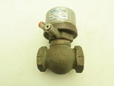 Valvaut Effepi Z200306E Pneumatic Air Controlled Globe Valve 1" NPT PTFE Bronze