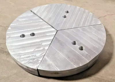 24" Lathe Chuck Aluminum Soft Jaws 24-RK3-21250A 6 CNC