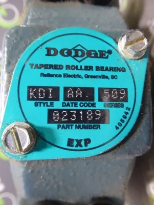 Dodge P2BK103RE Pillow Block Bearing Ser. 509 Style KDI 1-3/16" New