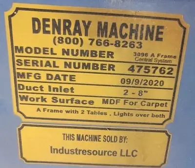 USED 2020 DENRAY 3096