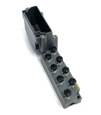 USED TURCK I/O BASE MODULE M8 X 8 4-PIN CONNECTION 6827384