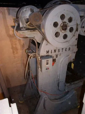 60 Ton Minster #6 O.B.I. Press; Mechanical Clutch; S/N 6-B553