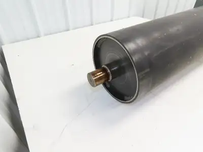 Hytrol 8"x 26.5" Center Drive Pulley for 30" Conveyor 1-11/16" x 1.5" Ext Shaft