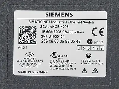 USED SIEMENS 6GK5208-0BA00-2AA3