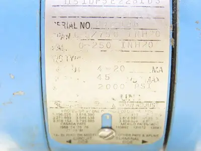 Rosemount 1151DP5E22B1D3 1151DP5E22B1D3 Pressure Transmitter 45VDC 2000 PSI