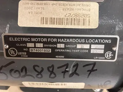 New | in-Stock NIDEC MOTOR CORPORATION X2P2B Motors (misc) | Surplus Asset Holdings #1204757