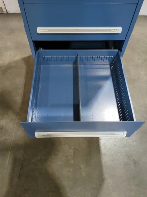 Stanley Vidmar 5 Drawer Industrial Tooling Cabinet Storage Cabinet 59"X28"X30"